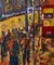 Michael Quirke, London High Street, Late 20th-Century, Acrylic on Canvas 1