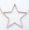 18K Rose Gold Stars Necklace with Diamonds 2