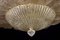 Large Gold Leaves Murano Glass Ceiling Light or Flushmount 9