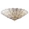 Large Gold Leaves Murano Glass Ceiling Light or Flushmount, Image 3