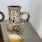 Jarrones Fat Lava vintage de cerámica de Scheurich, Alemania, años 70. Juego de 4, Imagen 16