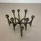 Mid-Century Brutalist Bronze Candleholder by Michael Harjes, Germany, 1960s 5