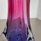Vintage Pink & Purple Hand Blown Crystal Glass Vase from Joska, Germany, 1970 11