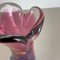 Vintage Pink & Purple Hand Blown Crystal Glass Vase from Joska, Germany, 1970 9