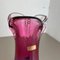 Vintage Pink & Purple Hand Blown Crystal Glass Vase from Joska, Germany, 1970 13