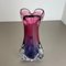 Vintage Pink & Purple Hand Blown Crystal Glass Vase from Joska, Germany, 1970 4