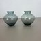 Vintage Turmaline Heart Vases by Wilhelm Wagenfeld for WMF, 1960s, Set of 2, Image 4