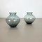 Vintage Turmaline Heart Vases by Wilhelm Wagenfeld for WMF, 1960s, Set of 2, Image 2