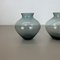 Vintage Turmaline Heart Vases by Wilhelm Wagenfeld for WMF, 1960s, Set of 2 5