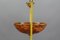 Neoclassical French Alabaster and Bronze Pendant Light 17