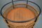 Mid-Century Bohemian Style Round Braided Serving Trolley Bar Cart, 1970s, Image 10