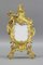 Neoklassizistischer Bilderrahmen aus vergoldeter Bronze mit Engel, Frankreich, 1800er 2