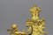 Cornice neoclassica in bronzo dorato con cherubino, Francia, inizio XIX secolo, Immagine 3