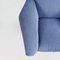 Mid-Century Modern Italian Lounge Chairs in Blue Fabric, 1960s, Set of 2, Image 10