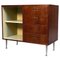 Credenza Mid-Century moderna con scomparti in legno color crema, Italia, anni '60, Immagine 1