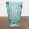 Italian Art Deco Green-Blue Alexandrite Glass Vase with Female Figure, 1900s 3