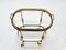 Mid-Century French Brass Faux Bamboo Serving Bar Cart by Maison Jansen, 1970s 20