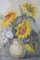 Beppe Grimani, Natura morta di girasoli, olio su tela, Immagine 1