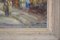 Französisches Impressionistisches Straßenbild, 1940er, Öl auf Karton, Gerahmt 8