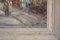 French Impressionist Street Scene, 1940s, Oil on Board, Framed 8