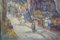 Französisches Impressionistisches Straßenbild, 1940er, Öl auf Karton, Gerahmt 7