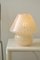 Gelbe Vintage Murano Pilz Tischlampe 6