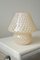 Vintage Yellow Murano Mushroom Table Lamp 1