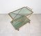 Faux Bamboo Brass & Smoked Glass Serving Cart from Rue Royale, France, 1960s, Image 4