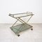 Faux Bamboo Brass & Smoked Glass Serving Cart from Rue Royale, France, 1960s 5
