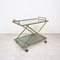 Faux Bamboo Brass & Smoked Glass Serving Cart from Rue Royale, France, 1960s, Image 5