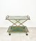 Faux Bamboo Brass & Smoked Glass Serving Cart from Rue Royale, France, 1960s 11