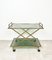 Faux Bamboo Brass & Smoked Glass Serving Cart from Rue Royale, France, 1960s, Image 11