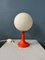 Vintage Space Age Mid-Century Opaline Murano Glass Table Lamps, Set of 2, Image 8