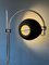 Lámpara de pie era espacial Mid-Century en negro de Dijkstra, Imagen 2