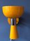 Vintage Mid-Century Modern Space Age Diabolo Wandlampe von Herda 10