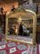 Specchio da camino grande in legno dorato, Immagine 1