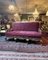 Large Carved Gilt Wood Upholstered Salone Sofa, Image 1