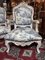 Carved and Distressed Armchairs, Set of 2 3