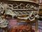 Large Carved Gilt Marble Top Console Table 4