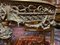 Large Carved Gilt Marble Top Console Table, Image 4