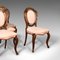 Antique English Victorian Spoon Back Dining Chairs, 1840s, Set of 4, Image 3