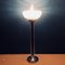 Weiße Mid-Century Murano Stehlampe von Mazzega, Italien, 1970er 6