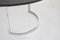 Marble and Chromed Metal Table by Vittorio Introini 4
