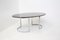Marble and Chromed Metal Table by Vittorio Introini 1