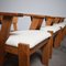 Oak Dining Chairs, 1960s, Set of 6 3