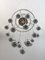 Mid-Century Chromed Metal Chandelier by Angelo Brotto for Esperia, Italy, 1970s 6