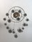 Mid-Century Chromed Metal Chandelier by Angelo Brotto for Esperia, Italy, 1970s, Image 6