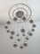 Mid-Century Chromed Metal Chandelier by Angelo Brotto for Esperia, Italy, 1970s 3