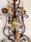 Italian Crystal and Gilt Wrought Iron Wall Sconces by Banci Florence, 1960s, Set of 2 9
