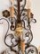 Italian Crystal and Gilt Wrought Iron Wall Sconces by Banci Florence, 1960s, Set of 2, Image 9